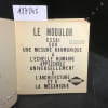 Le Modulor : Essai sur une mesure harmonique a l'&eacute;chelle humaine applicable universellement universellement &agrave; l'architecture et &agrave; la m&eacute;canique. LE ...