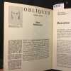 Obliques Num&eacute;ro Sp&eacute;cial : Michel Butor et Gr&eacute;gory Masurovsky. Revue Obliques - Litt&eacute;rature et th&eacute;&acirc;tre - BUTOR, Michel - MASUROVSKY, Gr&eacute;gory - ...