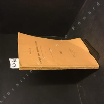 Journal de la Société des Américanistes de Paris : Decret reconnaissant la Société des Américanistes d'utilité publique - Membres de la Société des ...