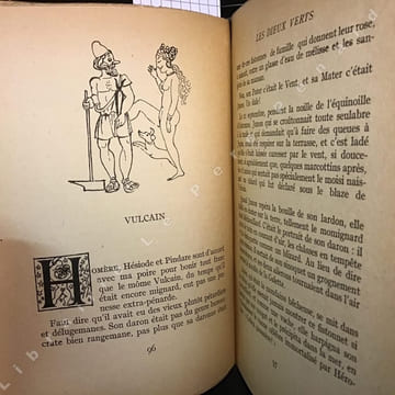 Les Dieux verts. Nouvelle mythologie écrite en langue verte. DEVAUX, Pierre (Texte et illustrations)