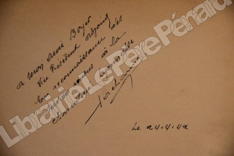 Projet de Charte du Métier de Charcutier. 1415-1941. Avec une lettre de remerciements de M. Le Maréchal Pétain.. MARAND, Alfred (Président) - GAUTHIER ...