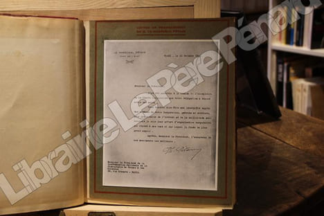 Projet de Charte du Métier de Charcutier. 1415-1941. Avec une lettre de remerciements de M. Le Maréchal Pétain.. MARAND, Alfred (Président) - GAUTHIER ...