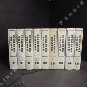 Oeuvres complètes. (15 volumes) Tome 1 : Le train de 16h50. Le couteau sur la nuque. Meurtre en Mésopotamie. Une poignée de seigle - Tome 2 : Le ...