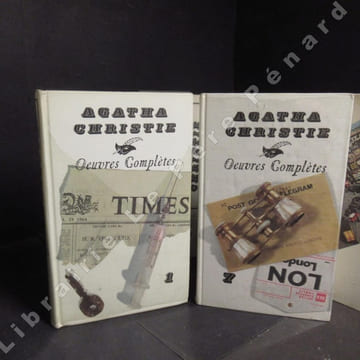 Oeuvres complètes. (15 volumes) Tome 1 : Le train de 16h50. Le couteau sur la nuque. Meurtre en Mésopotamie. Une poignée de seigle - Tome 2 : Le ...