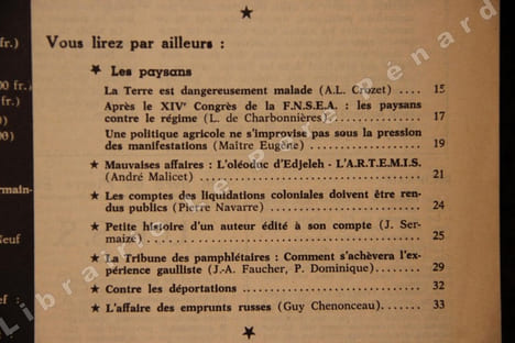 Le Charivari Le vrai complot (Christian Massias) Le vrai complot ou Pas de muguet pour la Chérie de papaLes paysansLa Terre est dangereusement malade ...