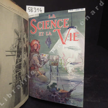 Revue la Science et la vie Année 1923 complète / 11 numéros ( du numéro 67 au N° 78 manque le N° 74 de août ) - science / technique / automobile / ...