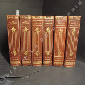 Pratique médico-chirurgicale. Médecine et chirurgie générales et spéciales obstétrique, puériculture, hygiène, médecine légale, accidents du travail, psychiatrie, chimie et bactériologie cliniques, etc (6 volumes). Tome I : Abasie-Chéloïde - Tome II : Cheveu-extase - tome III : Face-Jumeaux - Tome IV : Kéfir-Ozène - Tome V : Pachidermique-sciatique - Tome VI : Sclérème-Zoopathie