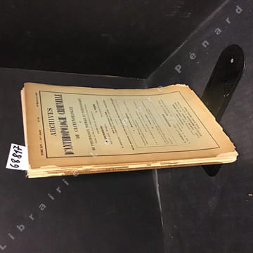 Archives d'Anthropologie Criminelle, de Médecine Légale et de Psychologie normale et pathologique Mémoires Originaux : Métissage, dégénérescence et ...