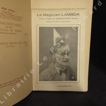 Illusions et désillusions par le Magicien Lambda. Spectacle de Magie appliquée. . LAMBDA, le Magicien (textes et dessins) - Préface de l'Illusionniste ...
