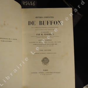Œuvres complètes de Buffon. Tome IX : Introduction aux minéraux - Epoques de la nature - Tome X: Les minéraux - Tome XI : Les minéraux (suite). Avec la nomenclature linnéenne et la classification de Cuvier revues sur l'édition in-4 de l'Imprimerie royale et annotées par M. Flourens (3 volumes)