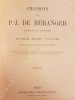Chansons de P.-J de Béranger anciennes et posthumes - Nouvelle Edition Populaire. BERANGER