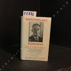 Romans et Oeuvres de fiction non théâtrales. Texte ne varietur.