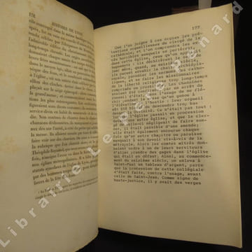 Histoire de Lyon depuis sa fondation jusqu'à nos jours. (6 volumes). CLERJON, Pierre - Illustrations d'après les dessins de F. F. Richard