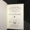 Oeuvres diverses : Les amours de Psych&eacute; et de Cupidon - Adonis, Po&egrave;me - Le songe de Vaux - Illustrations d'Antoine Borel. LA FONTAINE, Jean de - ...