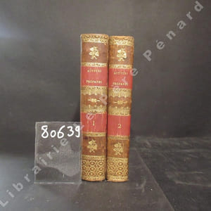 Histoires choisies des auteurs profanes traduites en français avec le latin à côté ( Où l'on a mêlé divers Préceptes de morale, tirés des mêmes auteurs ) - Tomes I & II. (2 volumes)