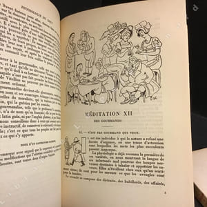La Physiologie du Goût ou Méditations de Gastronomie Transcendante. Ouvrage Théorique, Historique et à l'Ordre du Jour dédié aux Gastronomes Parisiens avec des Illustrations de Joseph Hémard. 2 volumes. Tome 1 et 2