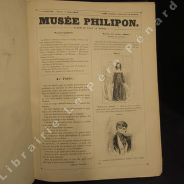 Musée ou Magasin Comique de Philipon contenant près de 800 dessins par MM. Cham de N... - Daumier - Dollet - Eustache - Forest - Gavarni - Grandville ...