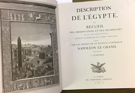Description de l'Egypte publiée par les ordres de Napoléon Bonaparte. Tome I.. COLLECTIF