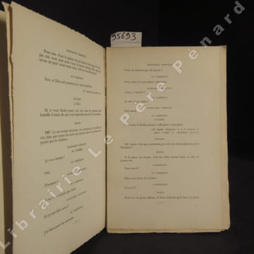 Le comédien, comédie inédite en un prologue et quatre actes précédée de Lettre à mon père. GUITRY Sacha