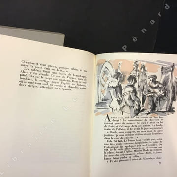 Le Bois du Templier Perdu. BERAUD, Henri - Aquarelles de A. D. STEINLEN - Portrait de l'auteur par Paul Colin