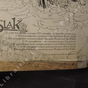 Aslak. Tome 1: L'oeil du monde. Tirage de tête.. HUB (scénario), WEYTENS Fred (scénario et dialogue), MICHALAK (dessin), DRAC (couleur)
