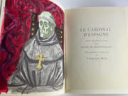 Théâtre de Henry de Montherlant. En 5 volumes (sur vélin d'Arches, avec suite). I La reine morte -  Malatesta - Pasiphaé. II L'exil - Brocéliande - Don Juan. III Fils de personne - Demain il fera jour - Celles qu'on prend dans ses bras - Un incompris. IV Le maître de Santiago - La ville dont le prince est un enfant - Port-Royal. V Le Cardinal d'Espagne - La guerre civile. par Henri de Montherlant - Lithographies originales de Paul Aizpiri, Jean-Denis Malclès, Arbas, Noé Canjura, Chapelain-Midy.  - Image 10