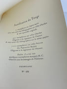 Théâtre de Henry de Montherlant. En 5 volumes (sur vélin d'Arches, avec suite). I La reine morte -  Malatesta - Pasiphaé. II L'exil - Brocéliande - Don Juan. III Fils de personne - Demain il fera jour - Celles qu'on prend dans ses bras - Un incompris. IV Le maître de Santiago - La ville dont le prince est un enfant - Port-Royal. V Le Cardinal d'Espagne - La guerre civile. par Henri de Montherlant - Lithographies originales de Paul Aizpiri, Jean-Denis Malclès, Arbas, Noé Canjura, Chapelain-Midy.  - Image 3
