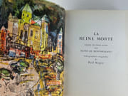 Théâtre de Henry de Montherlant. En 5 volumes (sur vélin d'Arches, avec suite). I La reine morte -  Malatesta - Pasiphaé. II L'exil - Brocéliande - Don Juan. III Fils de personne - Demain il fera jour - Celles qu'on prend dans ses bras - Un incompris. IV Le maître de Santiago - La ville dont le prince est un enfant - Port-Royal. V Le Cardinal d'Espagne - La guerre civile. par Henri de Montherlant - Lithographies originales de Paul Aizpiri, Jean-Denis Malclès, Arbas, Noé Canjura, Chapelain-Midy.  - Image 4
