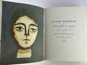 Théâtre de Henry de Montherlant. En 5 volumes (sur vélin d'Arches, avec suite). I La reine morte -  Malatesta - Pasiphaé. II L'exil - Brocéliande - Don Juan. III Fils de personne - Demain il fera jour - Celles qu'on prend dans ses bras - Un incompris. IV Le maître de Santiago - La ville dont le prince est un enfant - Port-Royal. V Le Cardinal d'Espagne - La guerre civile. par Henri de Montherlant - Lithographies originales de Paul Aizpiri, Jean-Denis Malclès, Arbas, Noé Canjura, Chapelain-Midy.  - Image 7