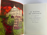 Théâtre de Henry de Montherlant. En 5 volumes (sur vélin d'Arches, avec suite). I La reine morte -  Malatesta - Pasiphaé. II L'exil - Brocéliande - Don Juan. III Fils de personne - Demain il fera jour - Celles qu'on prend dans ses bras - Un incompris. IV Le maître de Santiago - La ville dont le prince est un enfant - Port-Royal. V Le Cardinal d'Espagne - La guerre civile. par Henri de Montherlant - Lithographies originales de Paul Aizpiri, Jean-Denis Malclès, Arbas, Noé Canjura, Chapelain-Midy.  - Image 9
