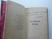 La naissance du jour. Notes sur le temps présent. Envoi autographe signé. par Colette.  - Image 3