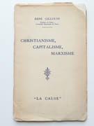 Christianisme, capitalisme, marxisme. Notes sur le temps présent. Envoi autographe signé. par René Gillouin.  - Image 1