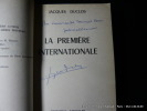 La première internationale. Jacques Duclos. EAS
