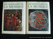 Dictionnaire de la musique. En 2 volumes. par Marc Honegger