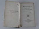 Méditations poétiques. Sixième édition.. Alphonse de Lamartine