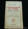 L'homosexualité de l'homme. Dr H. Giese