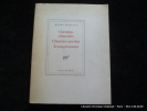 Chemins cherchés. Chemins perdus. Transgressions. Henri Michaux.