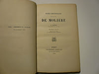 Notes historiques sur la vie de Molière. 2° édition revue par l'auteur et considérablement augmentée.