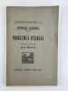 Probl&egrave;mes d'&eacute;checs. Georges Legentil. (1885-1949) Recueillis et pr&eacute;sent&eacute;s par J.Bertin