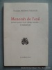 Menorah de l'exil. Premier poème d'une trilogie intitulée: D'Abraham. Toussaint Médine Shango