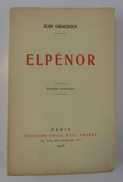 Elpénor. Edition originale.. Jean GIRAUDOUX