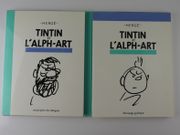 Tintin et l'alpha-art. Transcription des dialogues. Découpages graphiques. par Hergé - Image 2