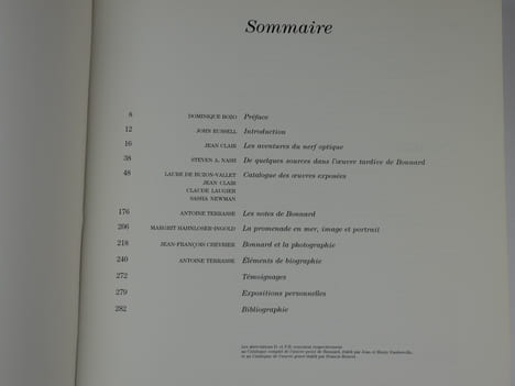 Bonnard. Cat. expo. Centre Georges Pompidou. EDITION BROCHEE.. Bonnard Pierre.  Gérard Régnier. Textes de Dominique Bozo, John Russell, Jean Clair, ...