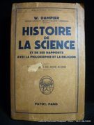 Histoire de la science et de ses rapports avec la philosophie et la religion. par W. Dampier - Image 1