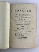 Joachim ou le triomphe de la piété familiale. Drame en trois actes et en vers. Suivi d'un choix de Pésies fugitives par Adrien-Michel-Hyacinthe Blin de SAINMORE (1733-1807) - Image 3