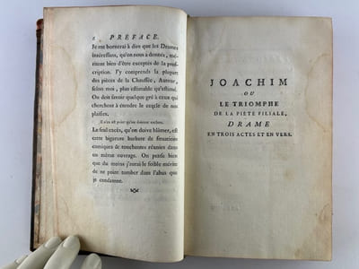Joachim ou le triomphe de la piété familiale. Drame en trois actes et en vers. Suivi d'un choix de Pésies fugitives