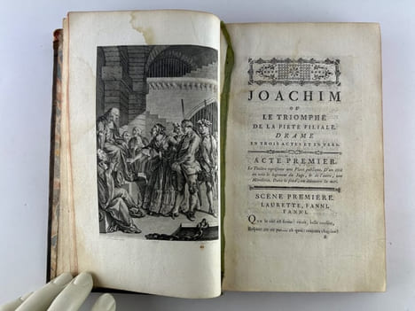 Joachim ou le triomphe de la piété familiale. Drame en trois actes et en vers. Suivi d'un choix de Pésies fugitives. Adrien-Michel-Hyacinthe Blin de ...