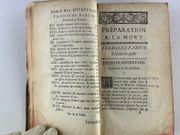 Entretiens spirituels en forme de prières pour servir de préparation à la mort; sur ces paroles : utinam saperent & intellegerent, ac novissima providerent ! Deut. 32.29. Nouvelle édition par Par un Religieux Bénédictin de la Congrégagtion de Saint-Maur (Robert MOREL 1653-1731). - Image 6