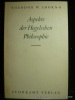 Aspekte der Hegelschen Philosophie.. Theodor W. Adorno.