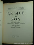 Le mur du son. par Michel Mohrt - Image 2